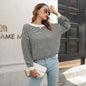 Striped Sweater Women's Loose Long Sleeve Casual Grayceful LLC