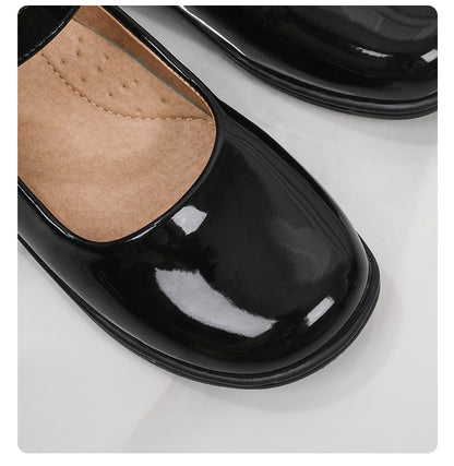 Girls' Black Shoes, Students' White Flat Shoes, Flower Girl Shoes, Middle and Older Kids' Students' Black Performance Shoes, Uniform Shoes NovaCart