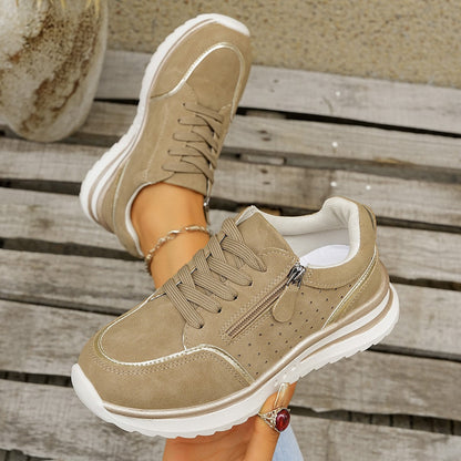 Chunky Heel Side-Zip High-Top Sneaker Boots – 3 Colors EU 36–43 FitiqueFit