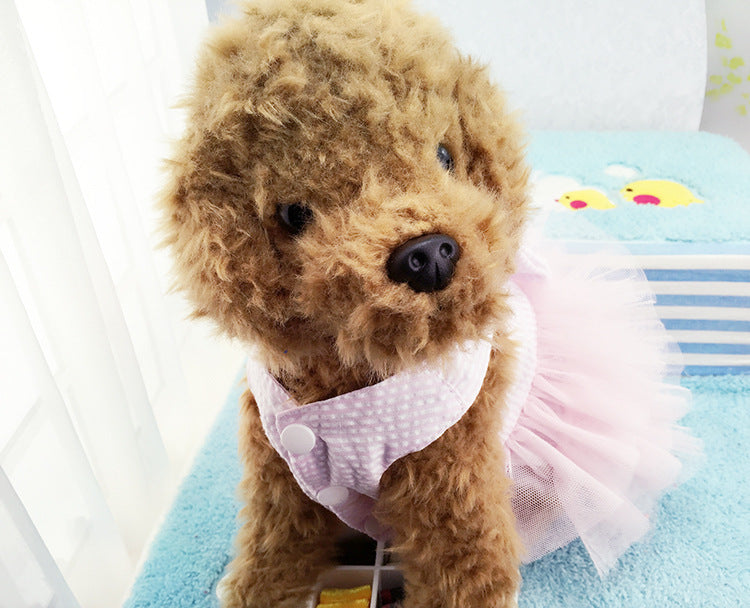 Cute Dog Dress with Mesh Design NovaCart