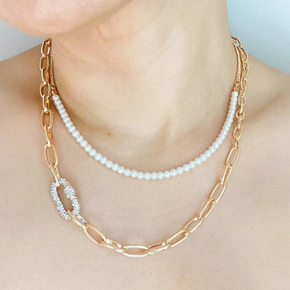 Classic Duo Layered Pearl Necklace Set Shop Style & More | Fresh Looks, Everyday Deals & Free Shipping