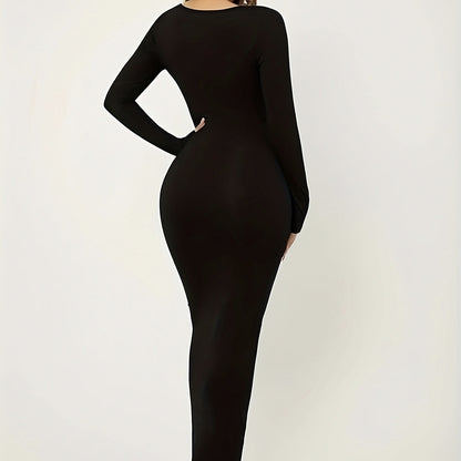 Women’s Slim-Fit Hip‑Hugging Bodycon Dress – Sleek & Stylish FitiqueFit