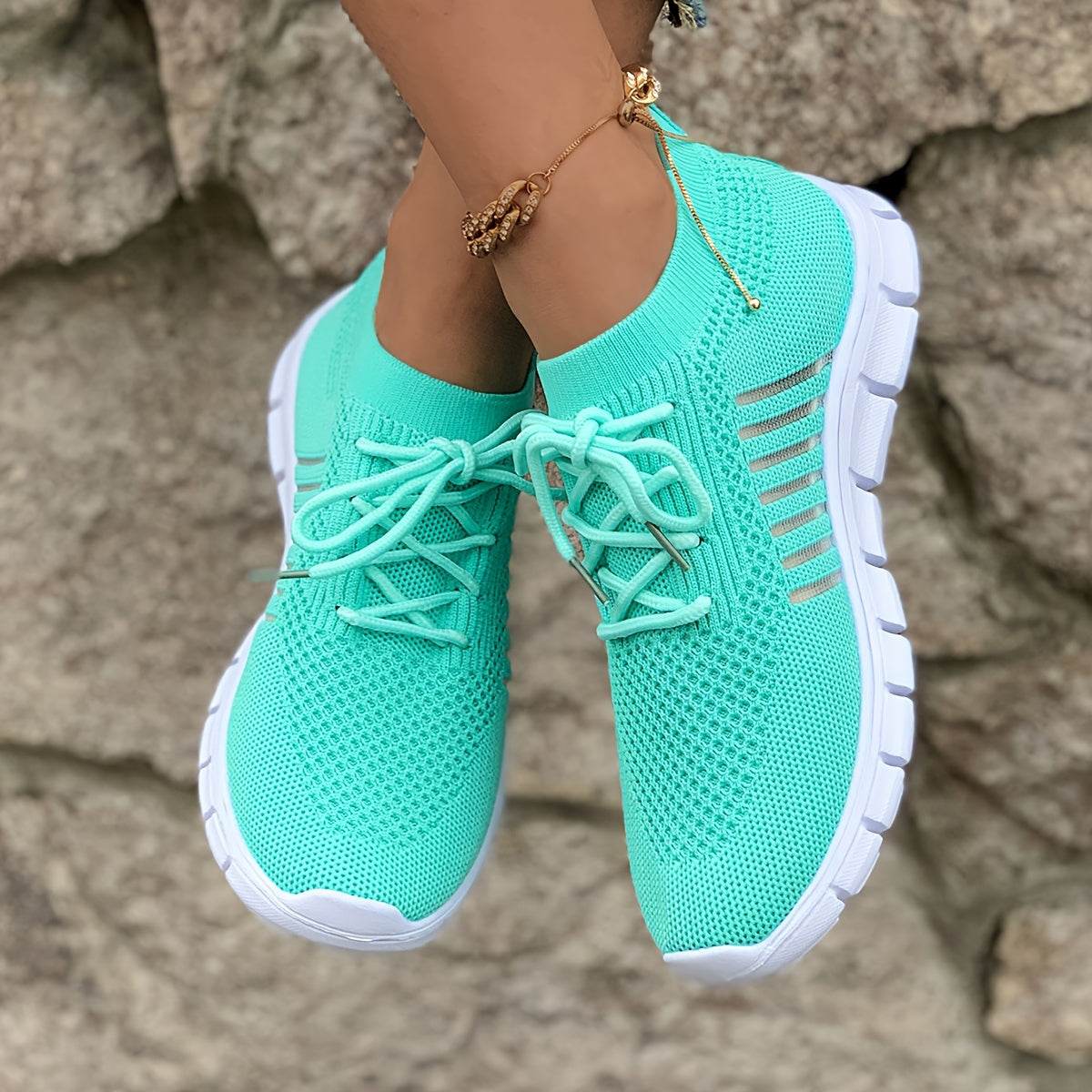 Flying Weave Casual Sneakers, Women Shoes NovaCart