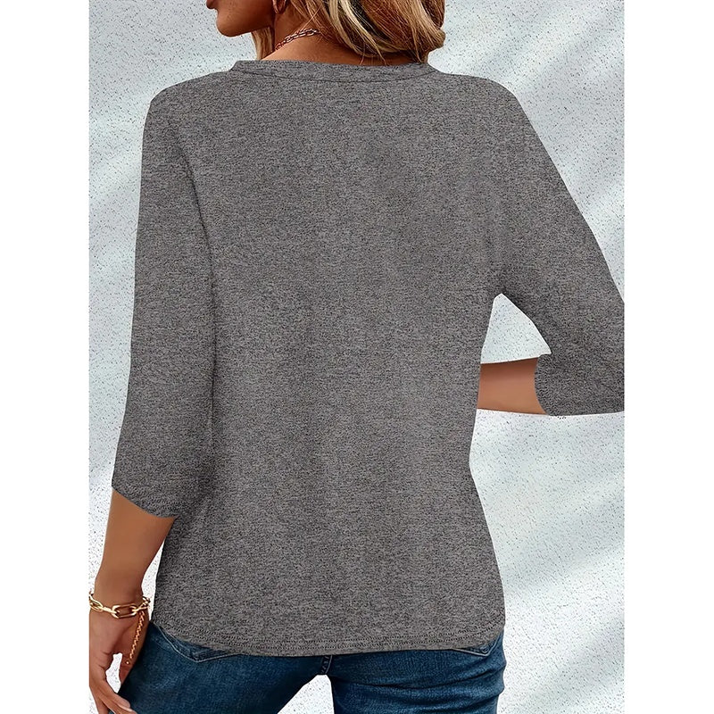 Women's 3-Pack 3 4 Sleeve Tunic Tops FitiqueFit