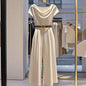 European And American Elegant Style Satin Jumpsuit Grayceful LLC