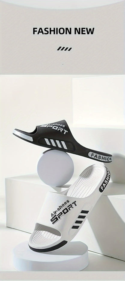 Affordable Summer Casual Slides for Men, Suitable for Outdoor Use And Home Bathrooms, Made of Non-Slip PVC NovaCart