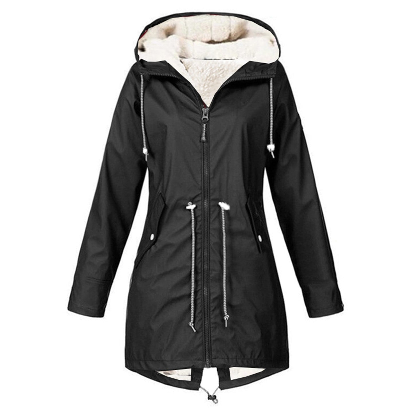 Sports Waterproof Jacket Plus Size Cotton-padded Clothes Fleece-lined See size chart under “more details” The Fashion Celestial