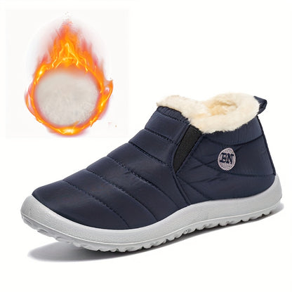 Women'S Winter Snow Boots, Warm And Plush, Short Boots, Shoes, Thickened, Flat-Soled Footwear. NovaCart