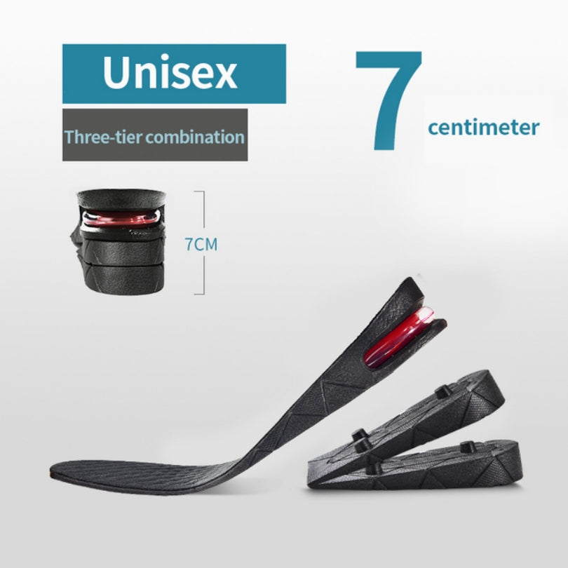 [Height Boost Insole] Adjustable Height Increase Insole | 3-9cm Invisible Shoe Heel Insert, Taller Support Absorbant Foot Pad Cushion NovaCart