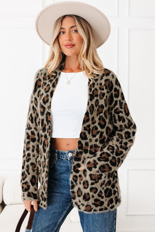Leopard Open-Front Cardigan Shop Style & More | Fresh Looks, Everyday Deals & Free Shipping