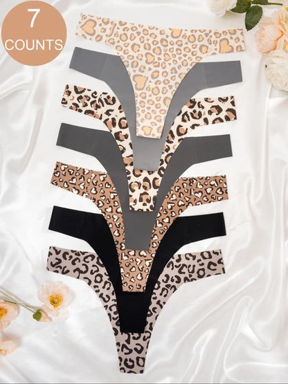 Women'S Plain Thong, Casual Seamless Panties, Lady Underwear for All Seasons, Summer Outfits 2024