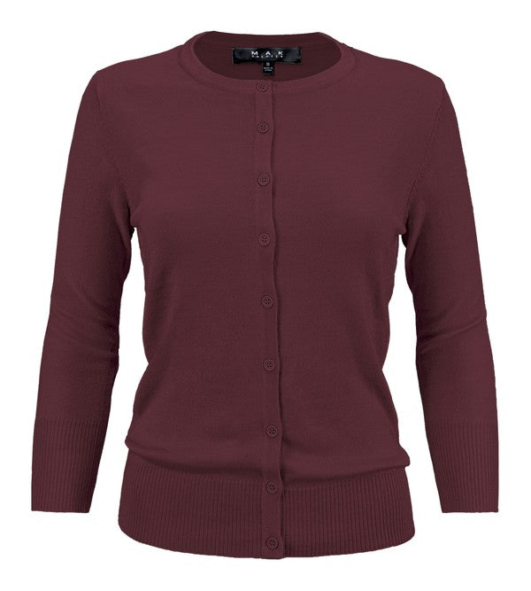 Crewneck Button Down Knit Cardigan Sweater Shop Style & More | Fresh Looks, Everyday Deals & Free Shipping
