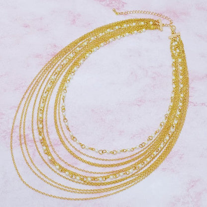 Beautifully Draping Pearl And Chain Necklace Shop Style & More | Fresh Looks, Everyday Deals & Free Shipping