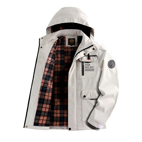 Spring and Summer Men's Fashion Casual Windbreaker Pilot Jacket Outdoor Sports Jacket NovaCart