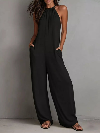 Sleeveless Wide Leg Jumpsuit New Era Fashion LLc