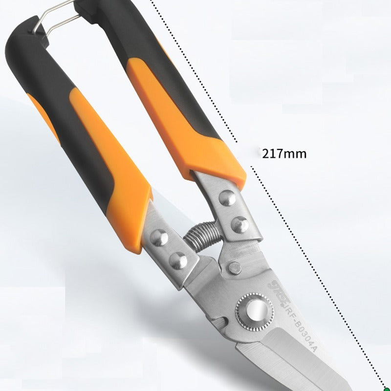 Professional Industrial Shears, JRF Stainless Steel Scissors, Tin Snips For Metal Sheet & PVC Pipe Cutting NovaCart