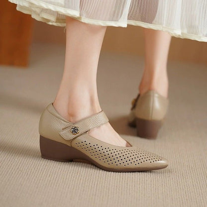 Women’s Retro Pointed High Heels FitiqueFit
