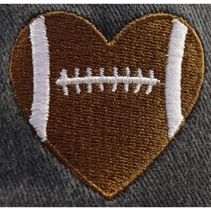 Football Heart Baseball Cap — Gifts for Women & Men FitiqueFit