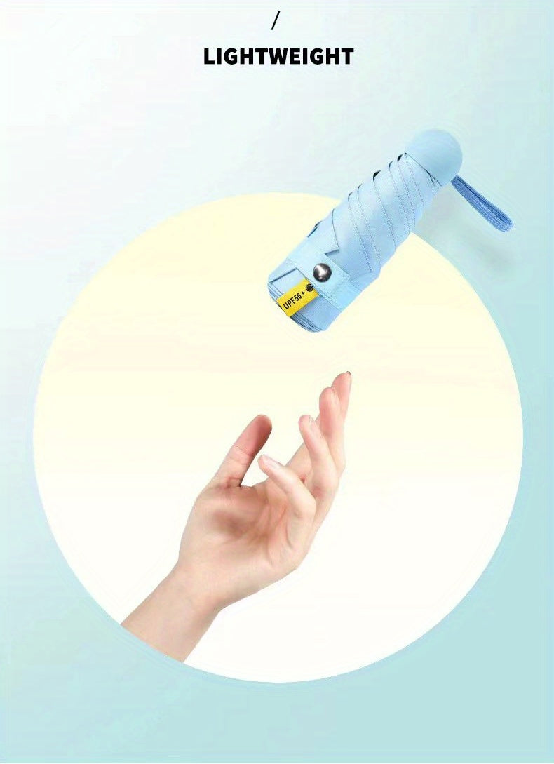 six-rib capsule umbrella, pocket umbrella NovaCart