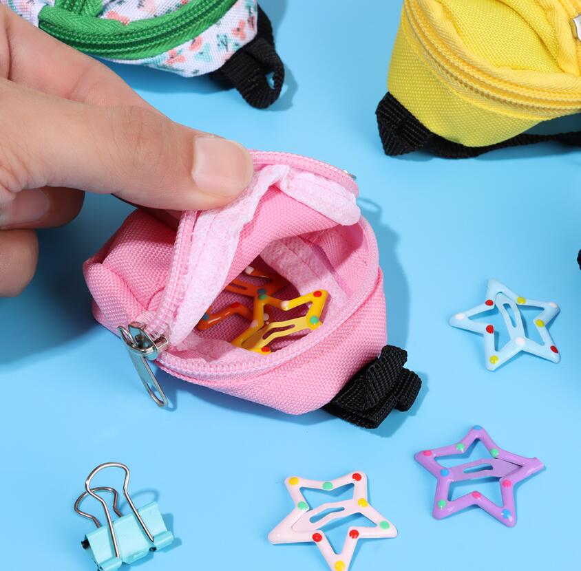 For LABUBU 11.81inch Doll 1/6 BJD Doll Mini Bag Backpack Mini Doll Bag Doll House Decoration Toy Accessories For Gifts Halloween, Christmas Gift NovaCart