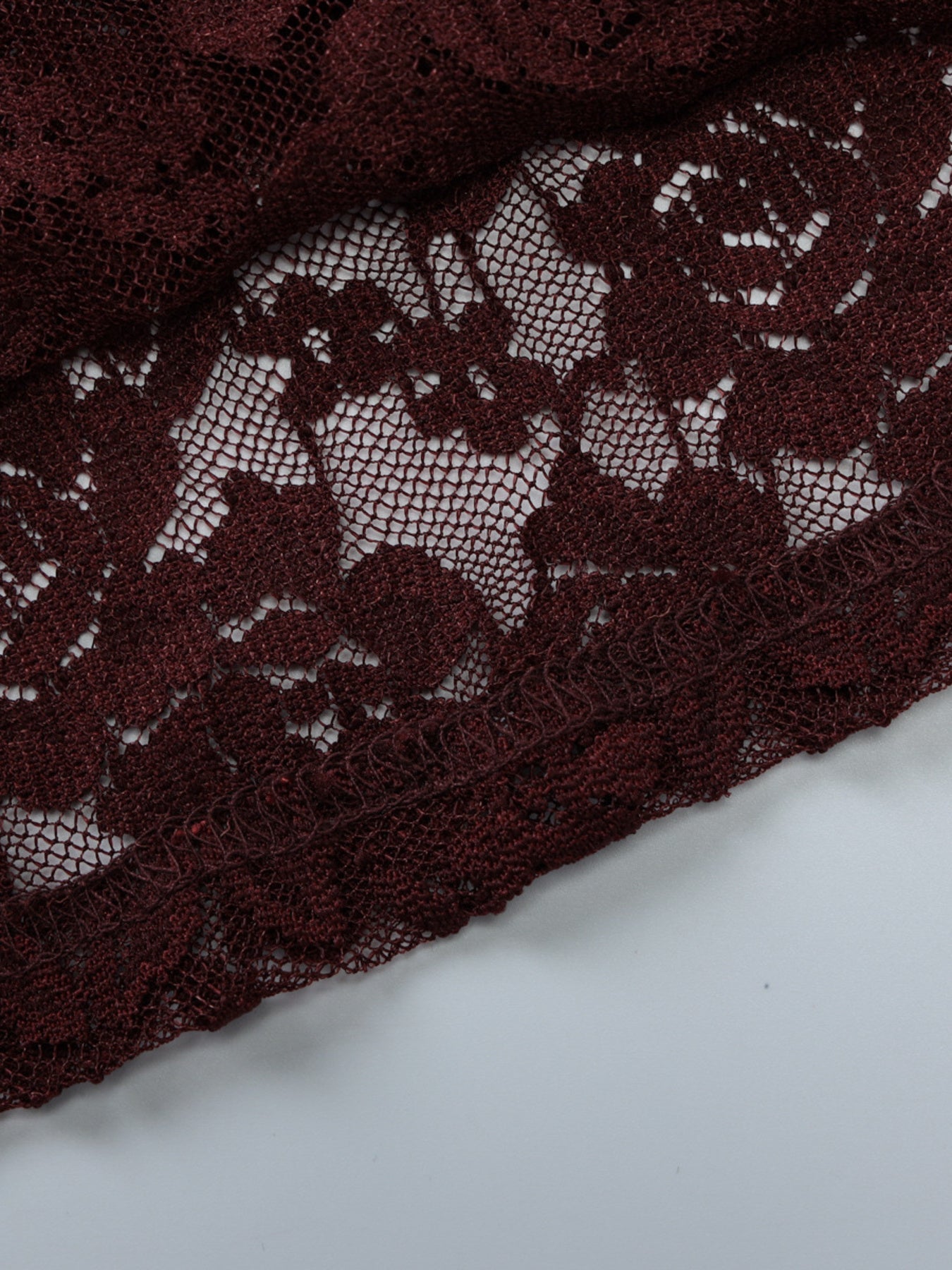 Lace One-Shoulder Long Sleeve Top New Era Fashion LLc