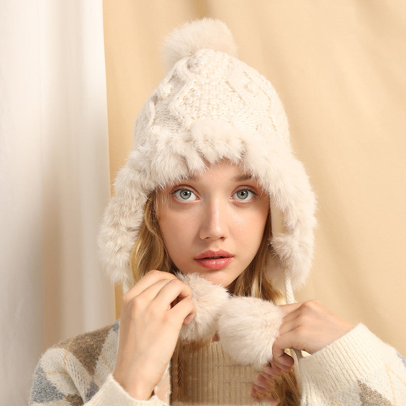 Women’s Fashion Winter Wool Hat – Warm Classic Cold-Weather Beanie FitiqueFit