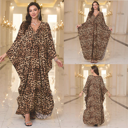 Fashion Personalized Cotton Printed Beach Dress Women Grayceful LLC