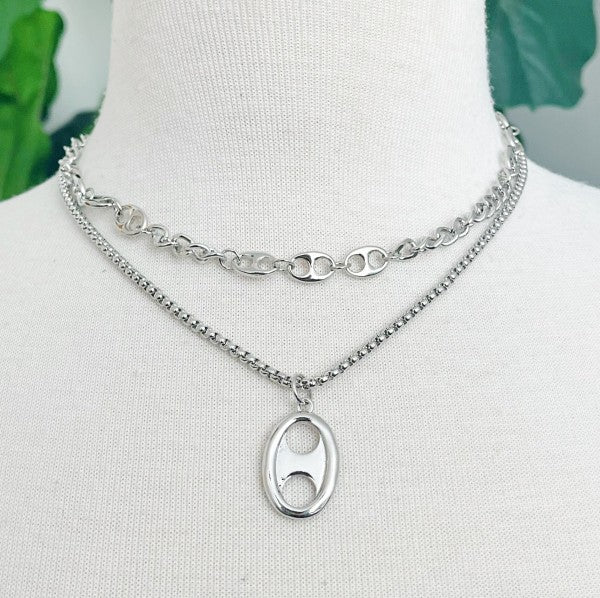 Button Charm Golden Necklace Set Shop Style & More | Fresh Looks, Everyday Deals & Free Shipping