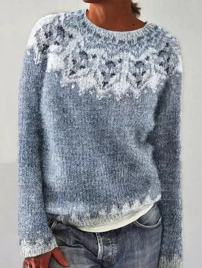 Women’s Fashionable Pullover Sweater Top | Cozy Everyday Knit FitiqueFit