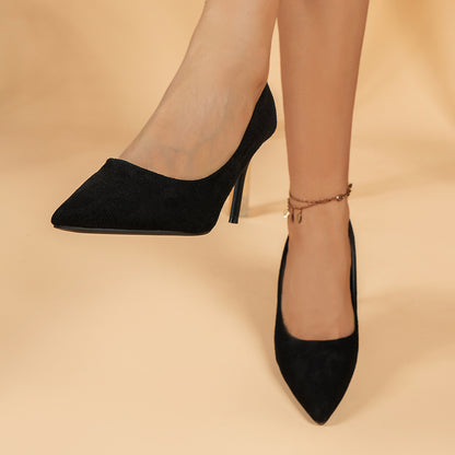 Women's Pointed Toe High Heels - Sexy Black Slip On Stiletto Court Pumps - Versatile Dress Heels - For Women - Suitable for Parties, Weddings & Night Out - Perfect Gift for Fashionistas NovaCart