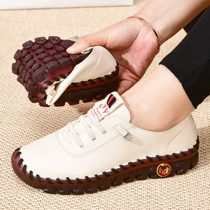 Spring/Autumn 2022 New Style Soft Sole Casual Mom Shoes, Flat Shoes for Women, Breathable and Comfortable Genuine Dance Shoes for Square Dancing, Women Shoes NovaCart
