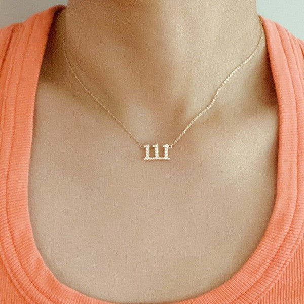 Dainty Angel Number Necklace Shop Style & More | Fresh Looks, Everyday Deals & Free Shipping