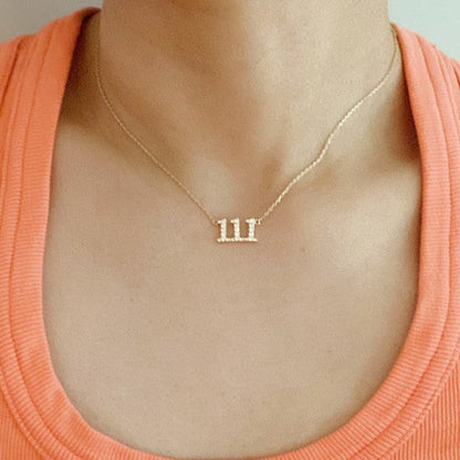 Dainty Angel Number Necklace Shop Style & More | Fresh Looks, Everyday Deals & Free Shipping