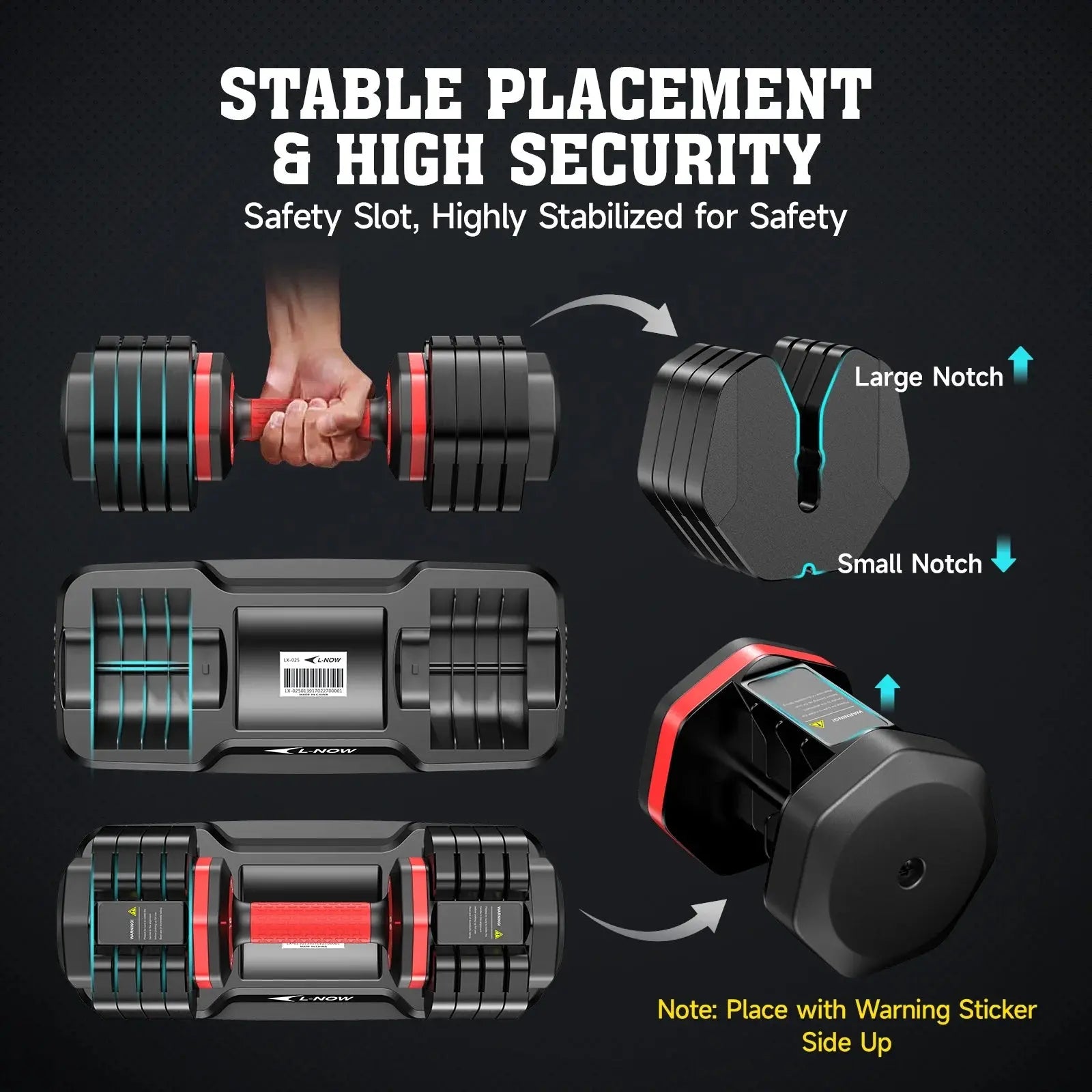 110LB Adjustable Dumbbells with High Quality Tray 15Lb to 55Lb Adjustable Dumbbell for Home Gym Exercise Equipment, ‌‌Christmas Gift