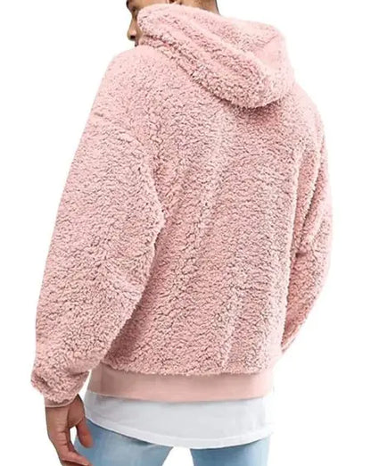 Thickened Stand Collar Zipper Plaid Sweatshirt for Women