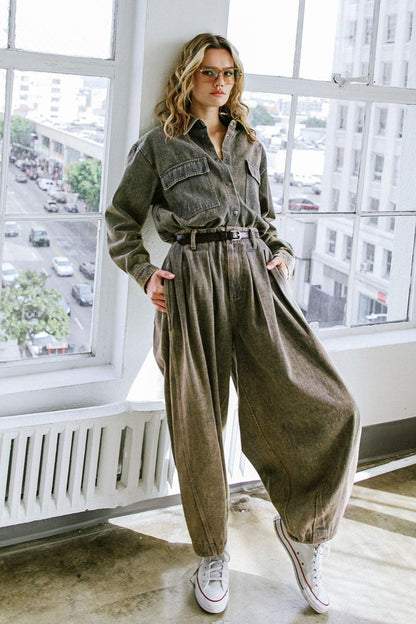 STUCK IN YOUR WAYS DENIM PANTS Flying Tomato