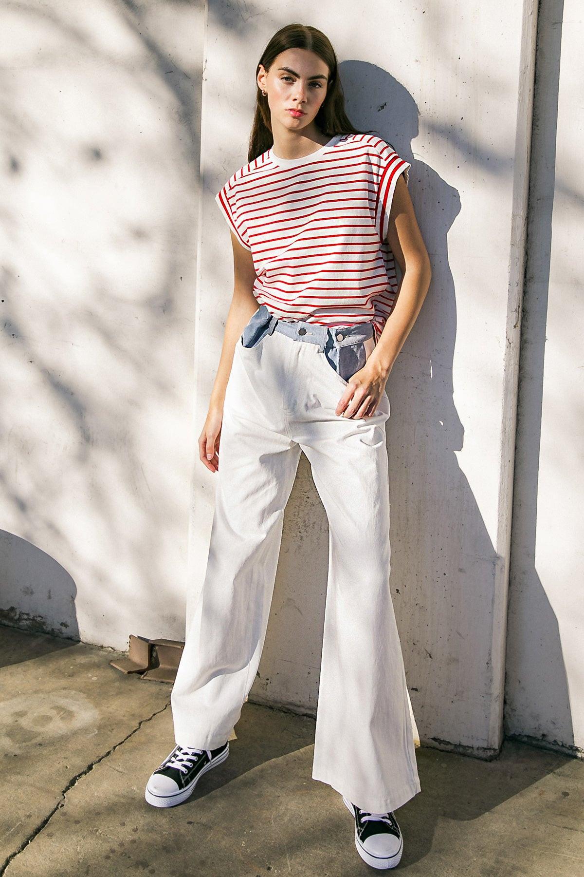 CLAIM TO FAME DENIM TWILL PANTS Flying Tomato