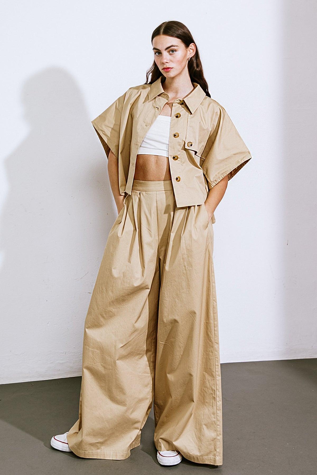 IT'S PERFECT TIMING WOVEN PANTS Flying Tomato