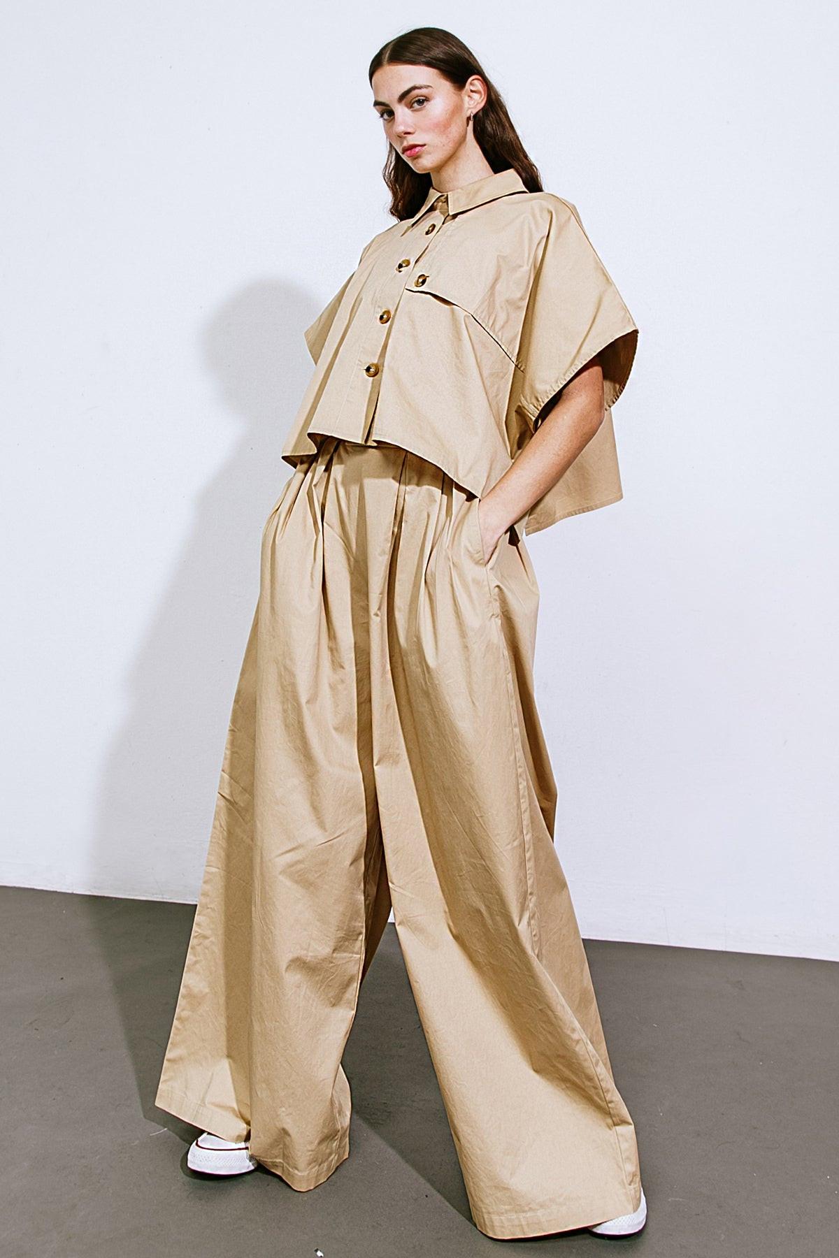 IT'S PERFECT TIMING WOVEN PANTS Flying Tomato