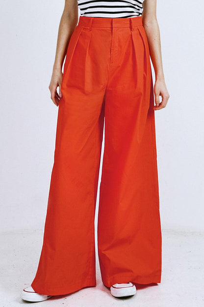 LOOK YOUR BEST POPLIN PANTS Flying Tomato