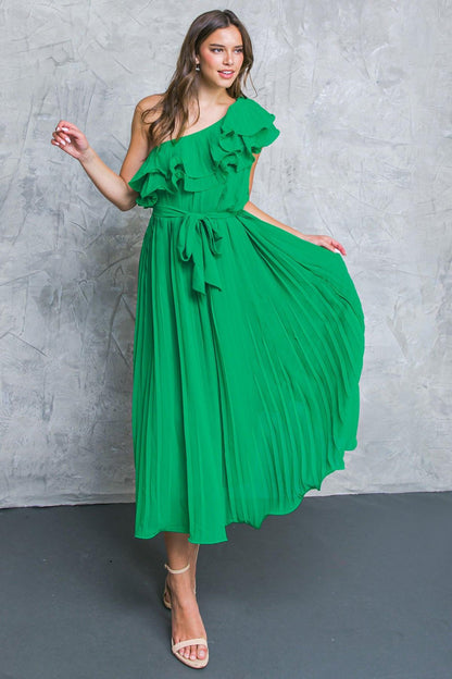 SUN-KISSED STYLE WOVEN MIDI DRESS Flying Tomato