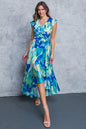 LA BEBE WOVEN SATIN MAXI DRESS Flying Tomato
