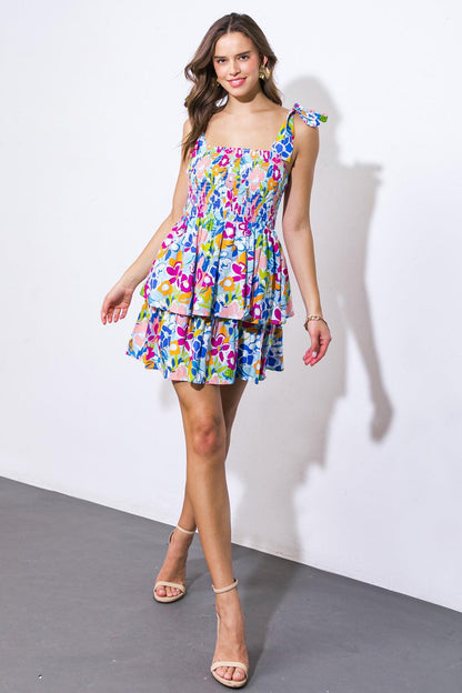 WITHOUT FAIL WOVEN MINI DRESS Flying Tomato
