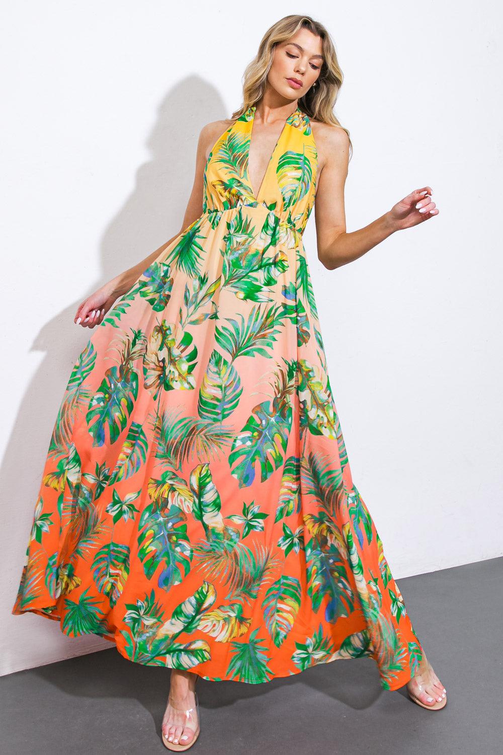 ADORABLE DAYS WOVEN MAXI DRESS Flying Tomato