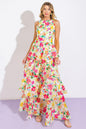 DEL REY HIGH RISE WOVEN MAXI DRESS Flying Tomato