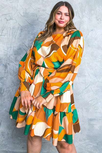 FEEL HAPPINESS WOVEN MINI DRESS Flying Tomato