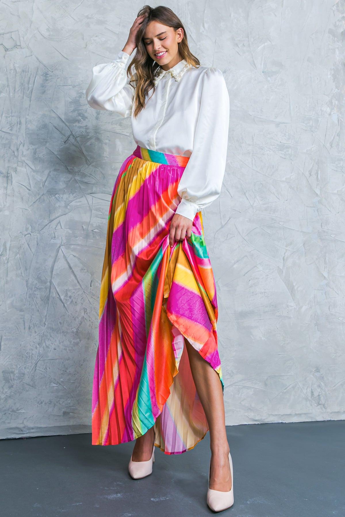 DRAMATIC DREAMS WOVEN SKIRT Flying Tomato