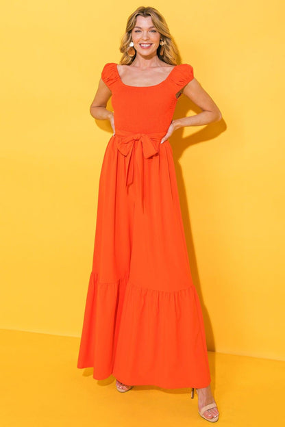 SMILE AFTERNOON IN WOVEN JUMPSUIT Flying Tomato