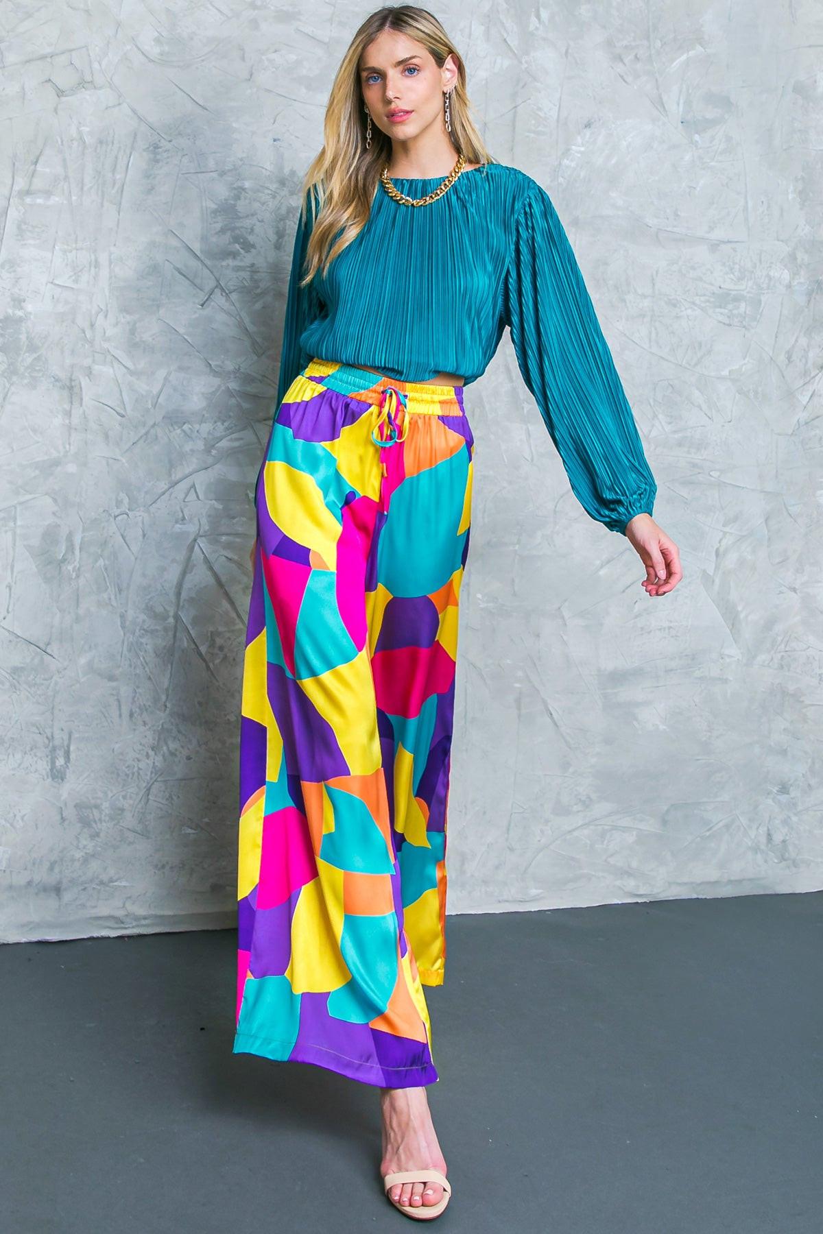 FOLLOW THE FLOW WOVEN PANTS Flying Tomato
