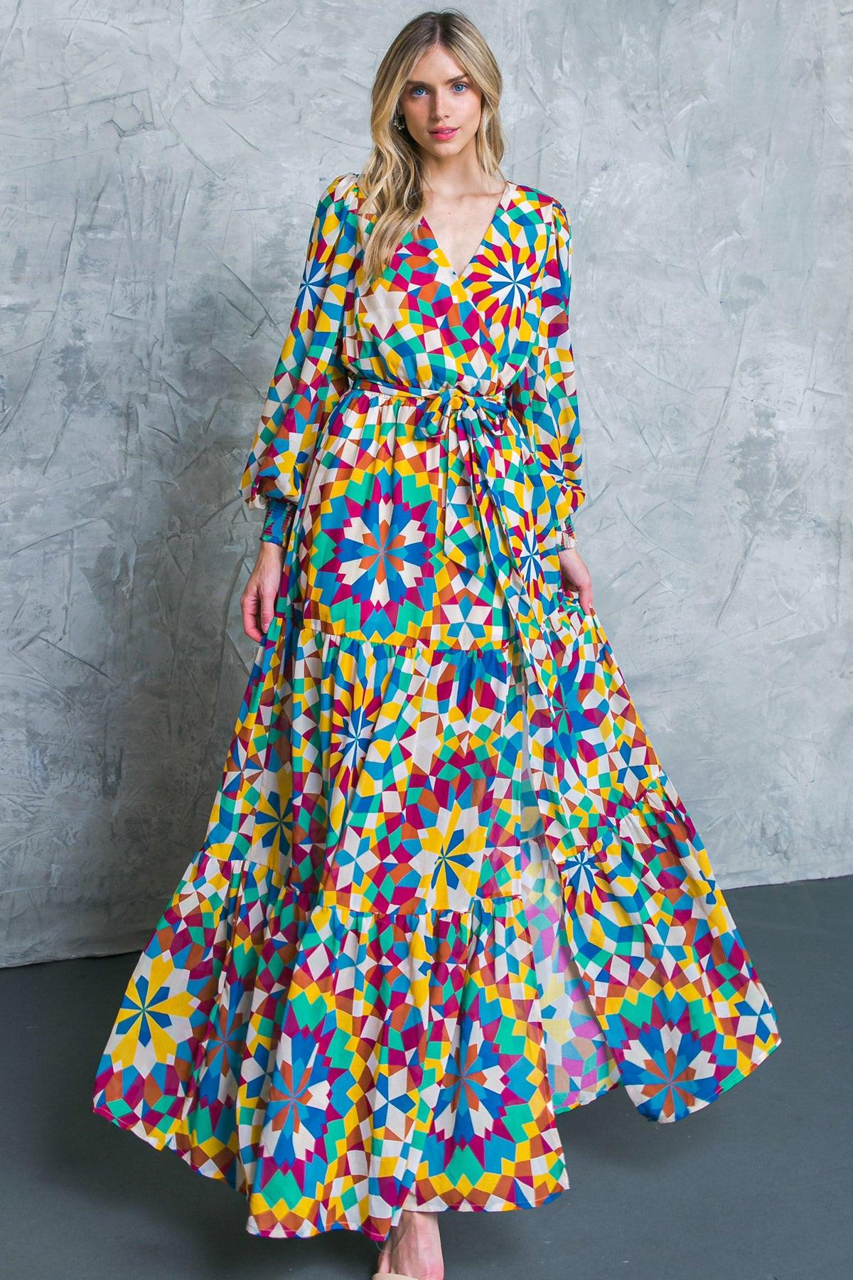 EVERYTHING I LOVE WOVEN MAXI DRESS Flying Tomato